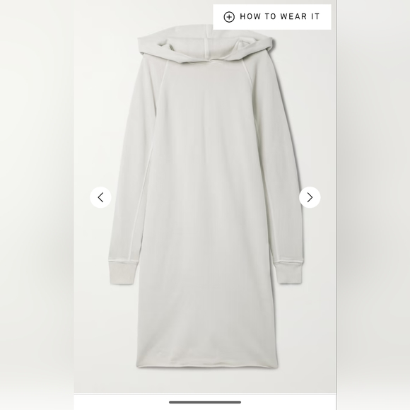 James Perse Hooded Sweatshirt Dress - Picture 3 of 7